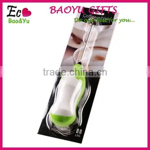 Handheld Electric Milk Coffee Frother Cappuccino Latte Whisk Stainless Steel And Plastic Stirrer thumbnail-1