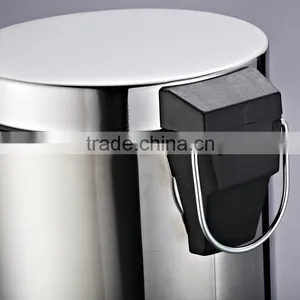 Home Used Indoor Metal Waste Bin With Swing Cover thumbnail-4