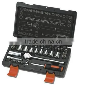 46 Pcs Household Chrome Vanadium Adjustable Torque Wrench thumbnail-1