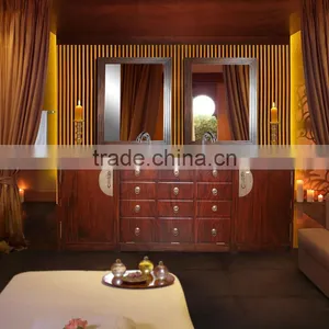 Buffet Vanity Spa Oriental Walnut Teak Wood Furniture thumbnail-1