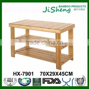 Cheap Bamboo Shoe Rack Wood Shelf thumbnail-1