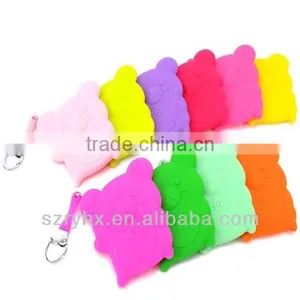Rilakkuma Silicone Candy Cute Coin Purse Key Chain Other Things Small Bag thumbnail-1