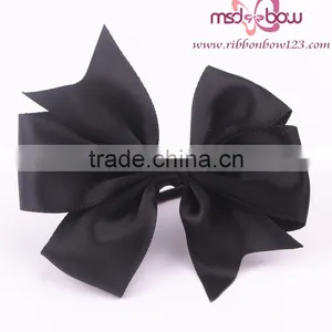 Custom Satin Ribbon Bow With Elastic for Perfume Bottle Package thumbnail-3