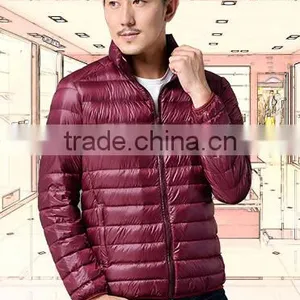 2016 Manufacturer Plus Size Hot Sales Economic Folding Ultralight Down Jacket for Man thumbnail-1