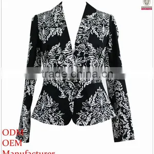 High Fashion Gothic Style Printed Jacket With Slim Fit thumbnail-1