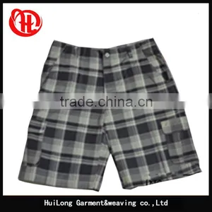 Short Pants Cheap Trousers Bulk Wholesale Cargo Mens Plaid Shorts thumbnail-5