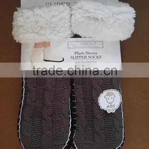 Wholesale Lady Indoor Home Slipper Socks thumbnail-5