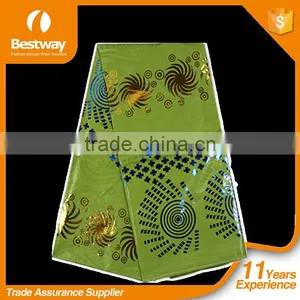 2017 Hot Selling 100% Cotton Fabric Textile Bazin Riche Fabric For Dress thumbnail-2