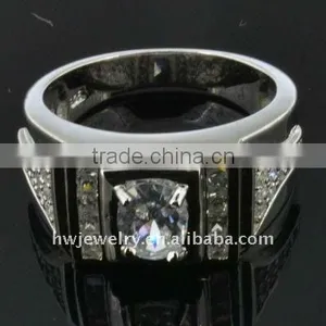 Brass CZ Stone Ring thumbnail-1