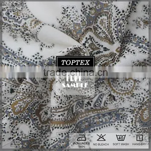 100%cotton Printed Voile Fabric thumbnail-3