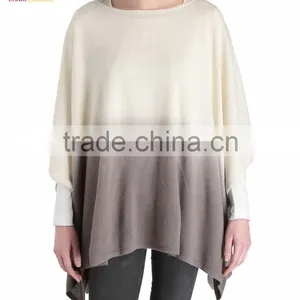 Print Knitting Pattern Lady Knitted Fashion Cashmere Poncho Shawl thumbnail-2