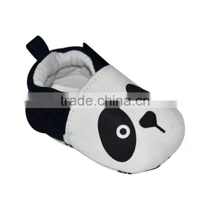 Cute Panda Face Printed Baby Booties thumbnail-4