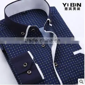 In Stock China Shirt Manufacturer Full Size Printing Long Sleeve Fashionable Fancy Printed Rounded Hem Cotton T-shirt thumbnail-3