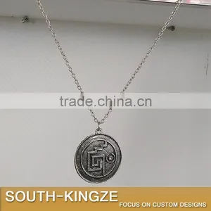 Carribean Sea Marine Style Metal Antique Silver Pendant thumbnail-6