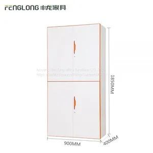 Factory Price Wholesale Bedroom Furniture Wardrobe Cabinet 2 Tier 4 Swing Door Filing Cabinet thumbnail-2