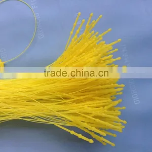 9 Inch PP Yellow Loop Lock Pins for Garments thumbnail-2