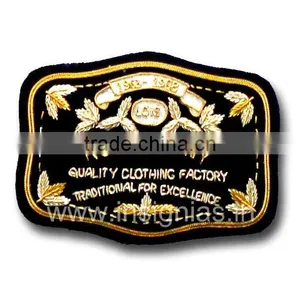 Embroidered Bullion Wire Badges thumbnail-1