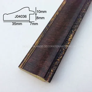 J04036 Series 30 Years Manufacturer Classic Mirror Frame Moulding Wholesale High Quality Picture Frame Moulding Custom Size & Design Available thumbnail-5
