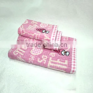 100 % Cotton Red Color Yarn Dyed Terry Face Towels thumbnail-2