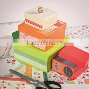 Gift Box Set,12 Assorted Sizes Aquare Col.Square Nested Boxes - Matte - 12 pc Set - 12 Piece Set thumbnail-6