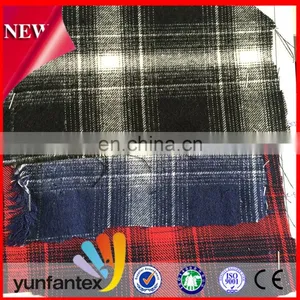 2016 the Latest 100% Cotton Plaid Coloured Flannel for Winter Shirt and Coat thumbnail-5