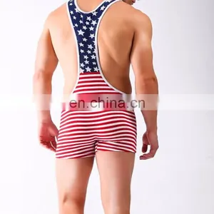 Promotion Custom Wrestling Suits for Sale, Kids Wrestling Suits, Custom Polyester Spandex Suit thumbnail-4
