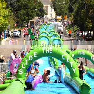2017 Crazy Fun 1000 ft Slip n Slide Inflatable Slide the City thumbnail-1