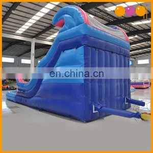 Cheap Price Outdoor Water Park Pink Water Slide With Pool thumbnail-4