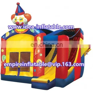 Combo Castle Inflatable Clown Jumping House for Home Use ID-CB092 thumbnail-1