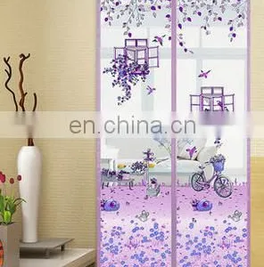 Hot-Sales of 2 Pcs Long Soft Magnetic Screen Door Curtains For Living Room thumbnail-3