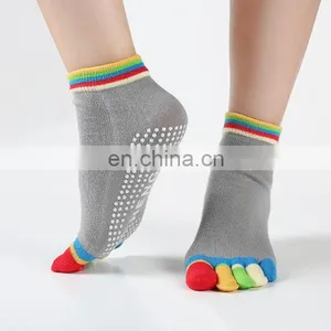 Full-toe Non Slip Skid Yoga Socks#YG-01 thumbnail-1