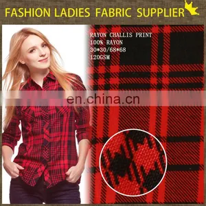2016 Rayon Fabric NewAttractive Hot Sale High Quality 100% Print Fabric Rayon Challs Fabric thumbnail-1