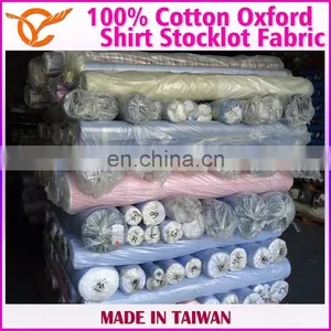 Taiwan Online Shopping Piece Dyed Oxford Stocklot Fabric thumbnail-1