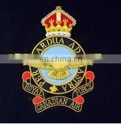 Gold Bullion Hand Embroidered Badge, Patch, Crest, Emblem thumbnail-3
