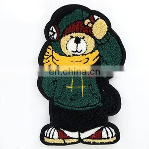 Wholesale Iron On Custom Towel Chenille Embroidery Patch thumbnail-5
