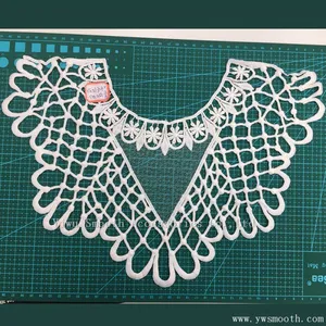 Cotton Crochet Necklace Embroidery Lace Collar Fabric Textile Clothes thumbnail-4