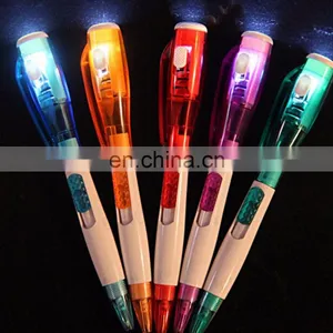 Multi Functional Promotion Novelty Fancy Led Pen Advertising Pen With Torch thumbnail-3