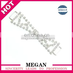 Brass Crystal Rhinestone Connector for Shoes/bikini/swimwear thumbnail-1