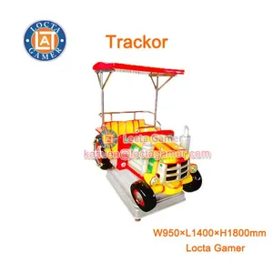 Zhongshan Amusement Kiddie Rides Rocking Machine Car 2 Seat Tractor thumbnail-1