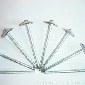 Hot Sale Galvanized Roofing Nails Screw+ Washer 90mmx4mm thumbnail-1