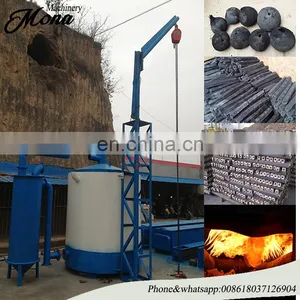 Hoist Lifting Coconut Shell Charcoal Carbonization Furnace thumbnail-1