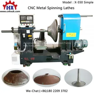Hot Sale X-550 Simple CNC Metal Spinning Lathes Machine for Alloy Pizza Pans thumbnail-1