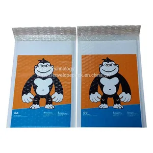 Customized Printed Bubble Mailers Wholesale Bubble Envelopes Kraft Paper Bubble Bags Clothing Bags thumbnail-1