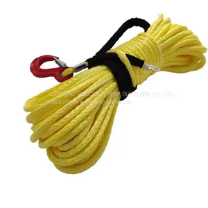 Recomen Hjgh Strength Winch Rope 12 mm Anchor Rope Uhmwpe Winch l Rope for Sale thumbnail-1