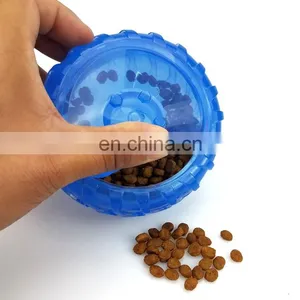 Semi-transparent Dog Treat Tyre Shape Toy , IQ Treat Dispensing Toy ,Dog Chew Toys thumbnail-2