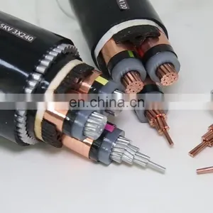 0.6/1KV Power Control Cable Tfr Cvv CV F-CV 0.6/1kV Al Cu Conductor XLPE Insulated PVC Sheathed Unarmoured IEC Standard thumbnail-1