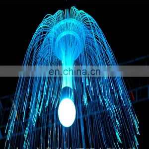 New Fantasy Light Festival Dream Jellyfish LED Jellyfish Fiber Optic Light 1m Diameter Ocean Jellyfish Light thumbnail-2