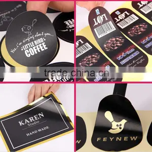 High Quality Fine and Smooth Self-adhesive Coated Paper Label Stickers With Any Logo thumbnail-1