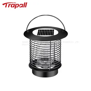 Outdoor Smart Solar Powered UV Light Electric Insects Mosquito Killer Lamp for Home Garden thumbnail-1