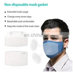 Filter for Face Cover Non Woven Meltblow PM2.5 Activated Carbon Anti Dust Cotton High Quality Replaceable 5 Layer NO Service thumbnail-5